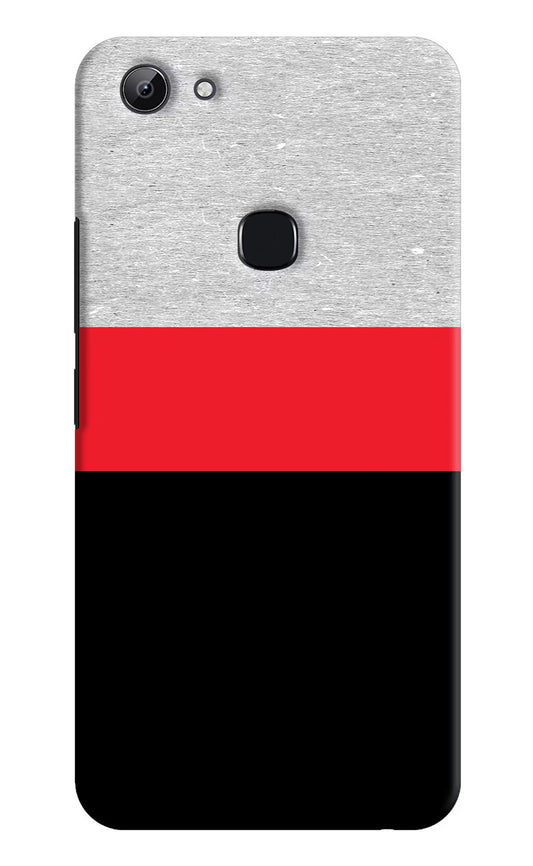 Tri Color Pattern Vivo Y83 Hard Case Back Cover by Casekaro