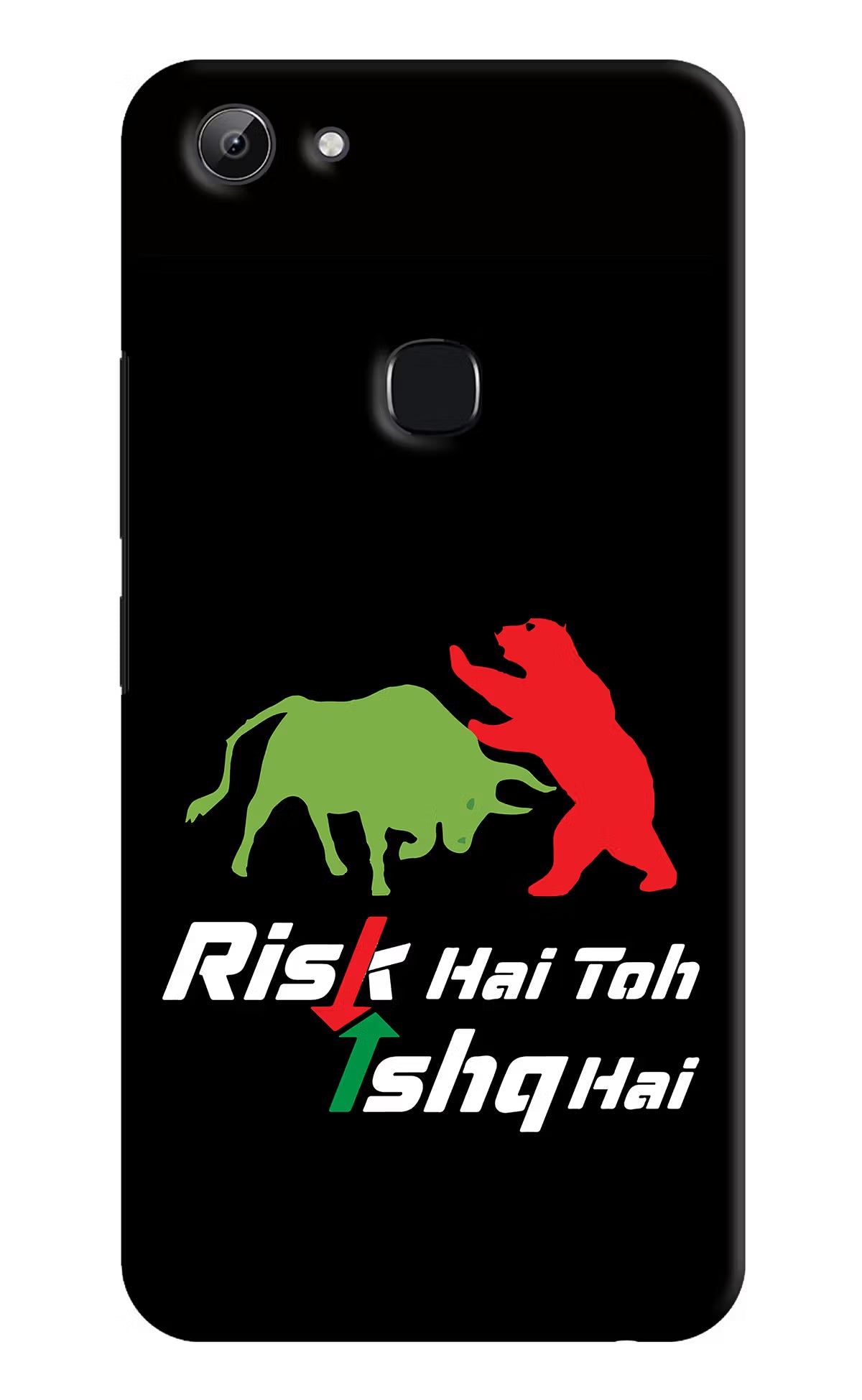 Risk Hai Toh Ishq Hai Vivo Y83 Hard Case Back Cover by Casekaro
