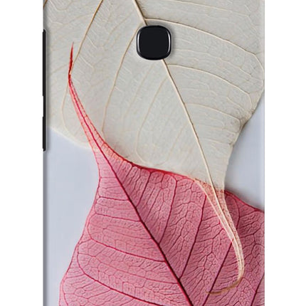 White Pink Leaf Vivo Y83 Hard Case Back Cover by Casekaro