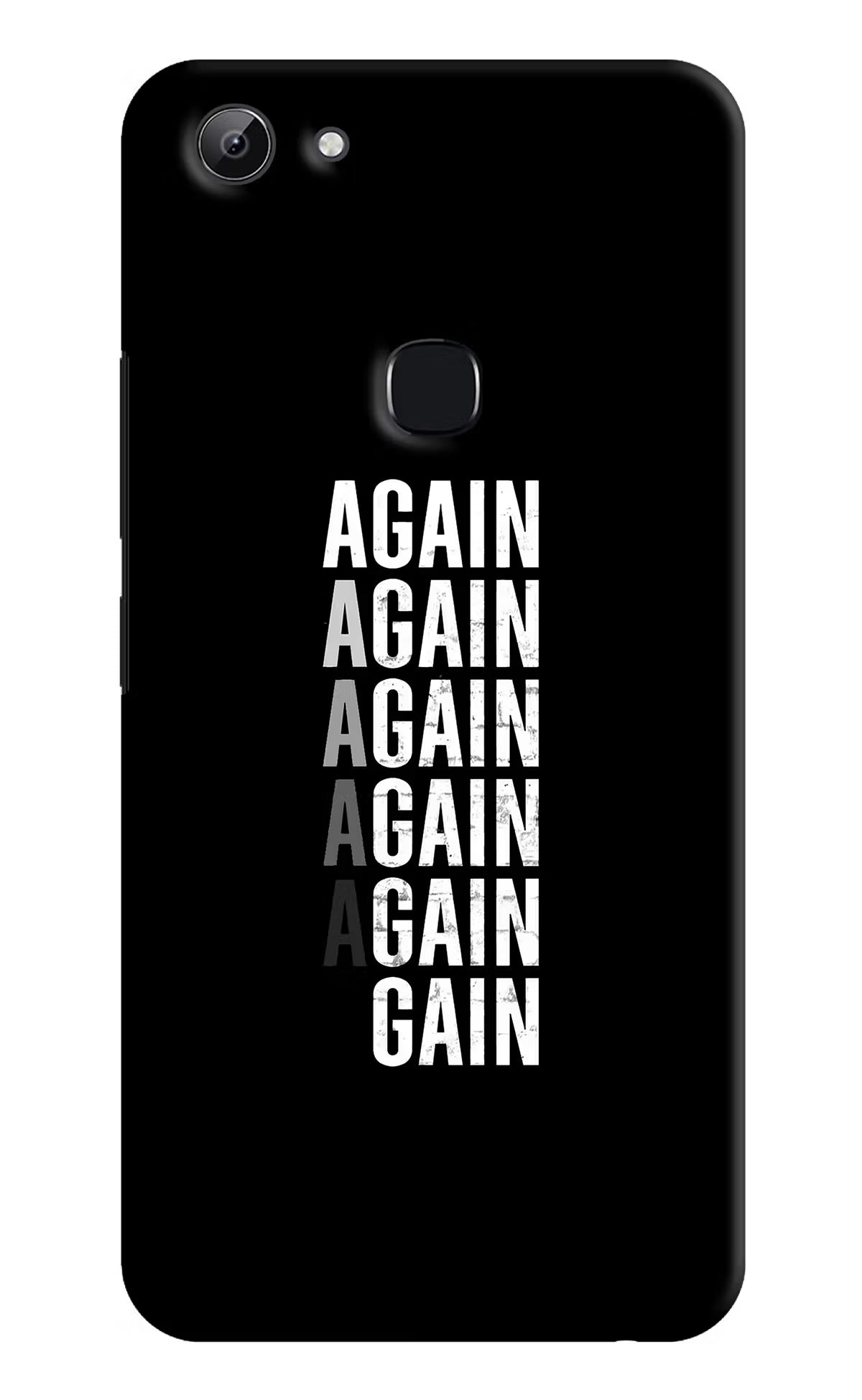 Again Again Gain Vivo Y83 Hard Case Back Cover by Casekaro
