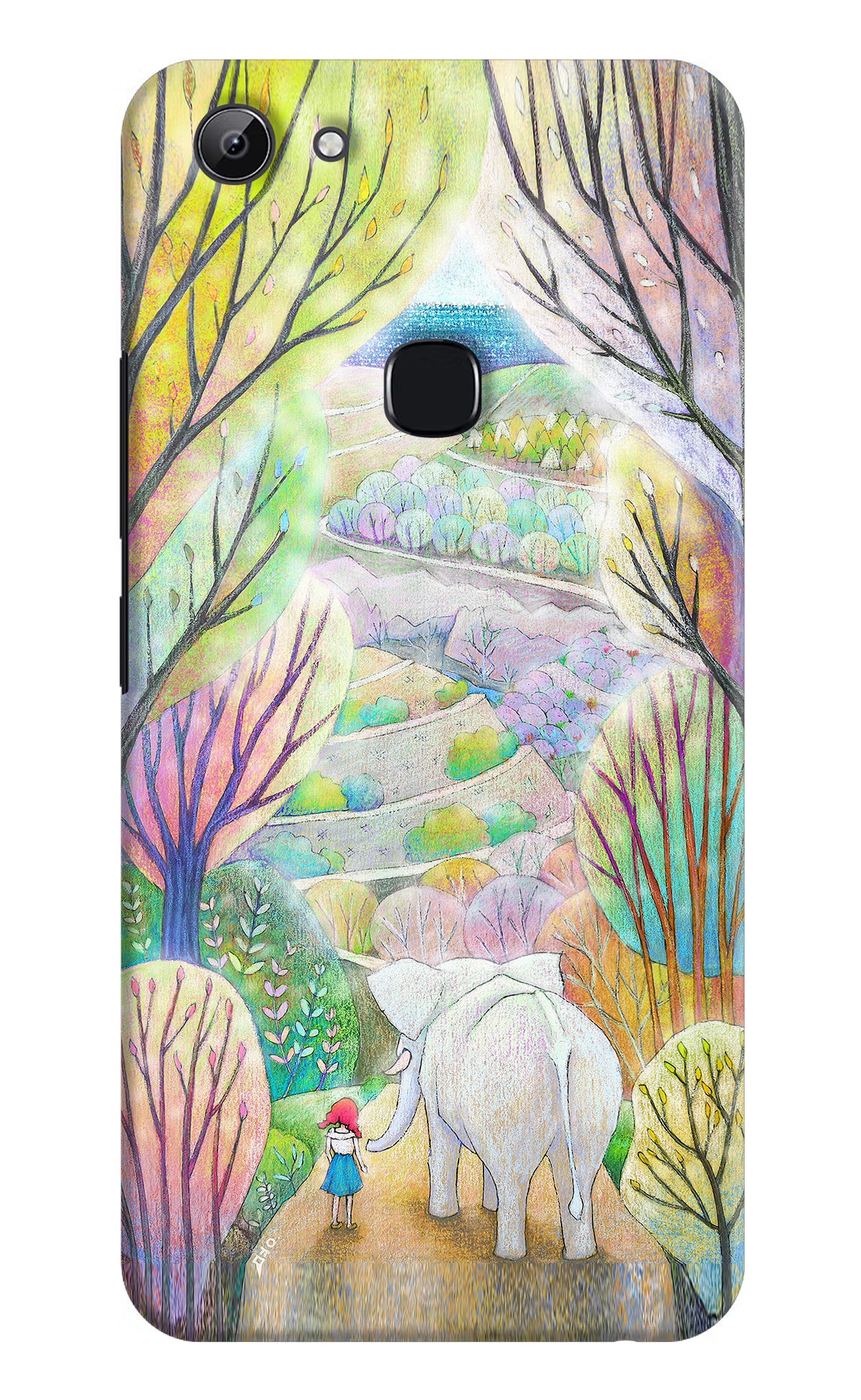 Nature Painting Vivo Y83 Hard Case Back Cover by Casekaro