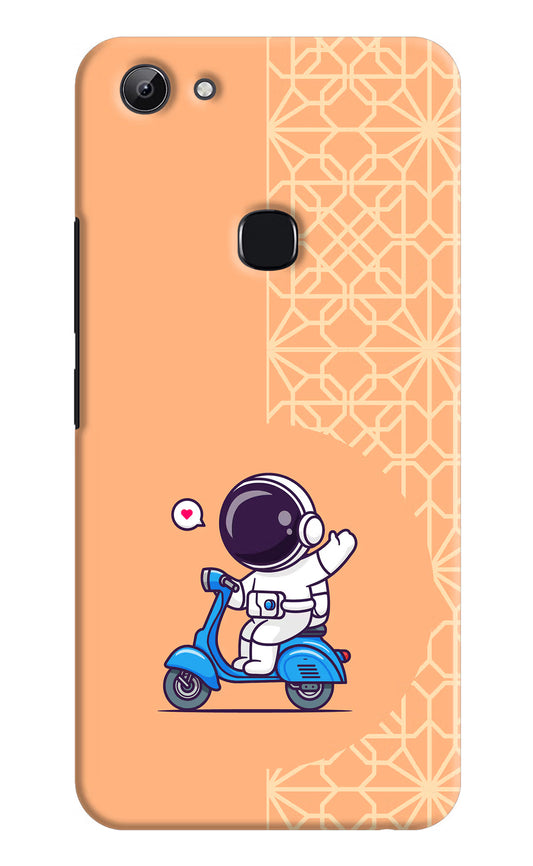 Cute Astronaut Riding Vivo Y83 Hard Case Back Cover by Casekaro