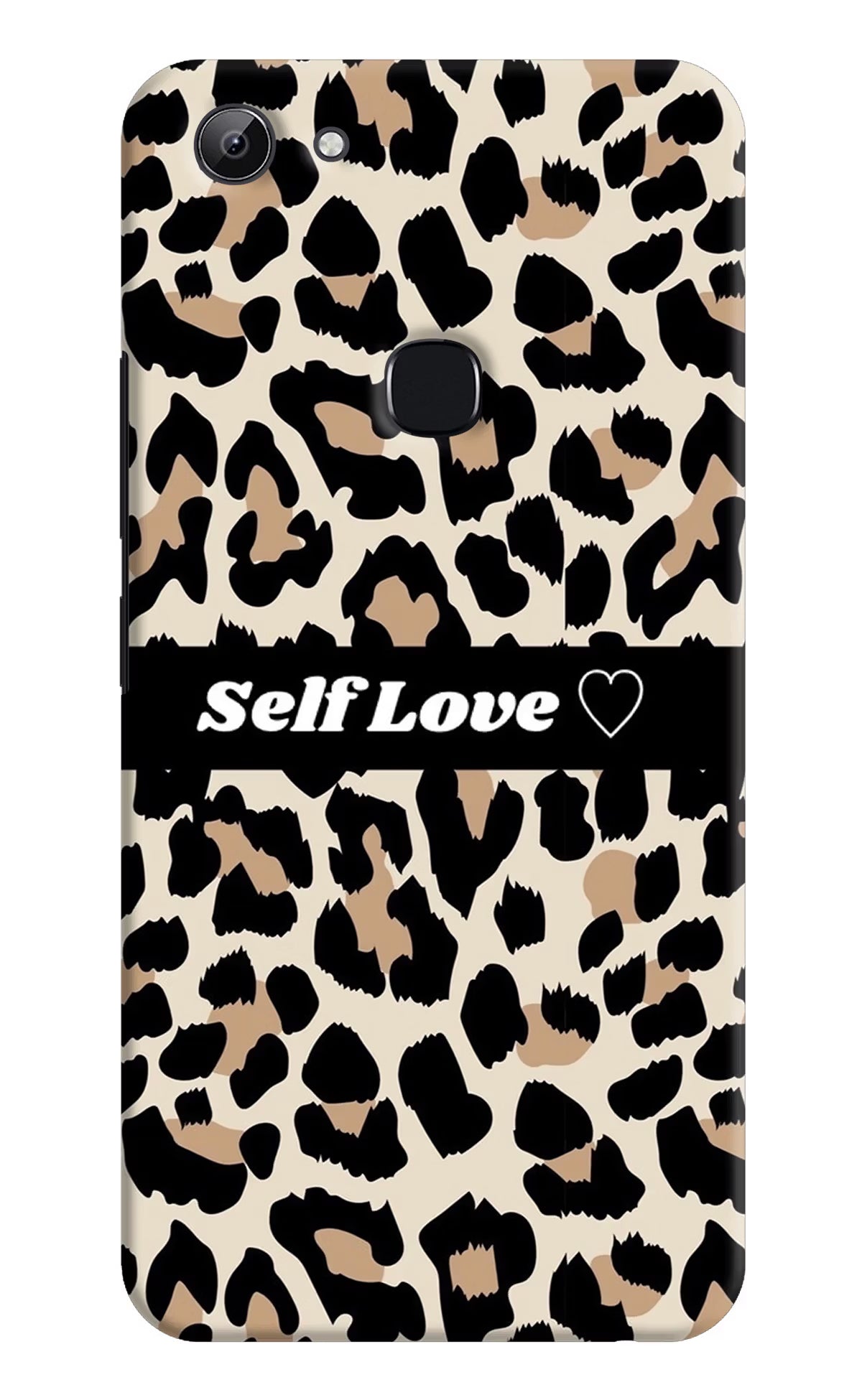 Leopard Print Self Love Vivo Y83 Hard Case Back Cover by Casekaro
