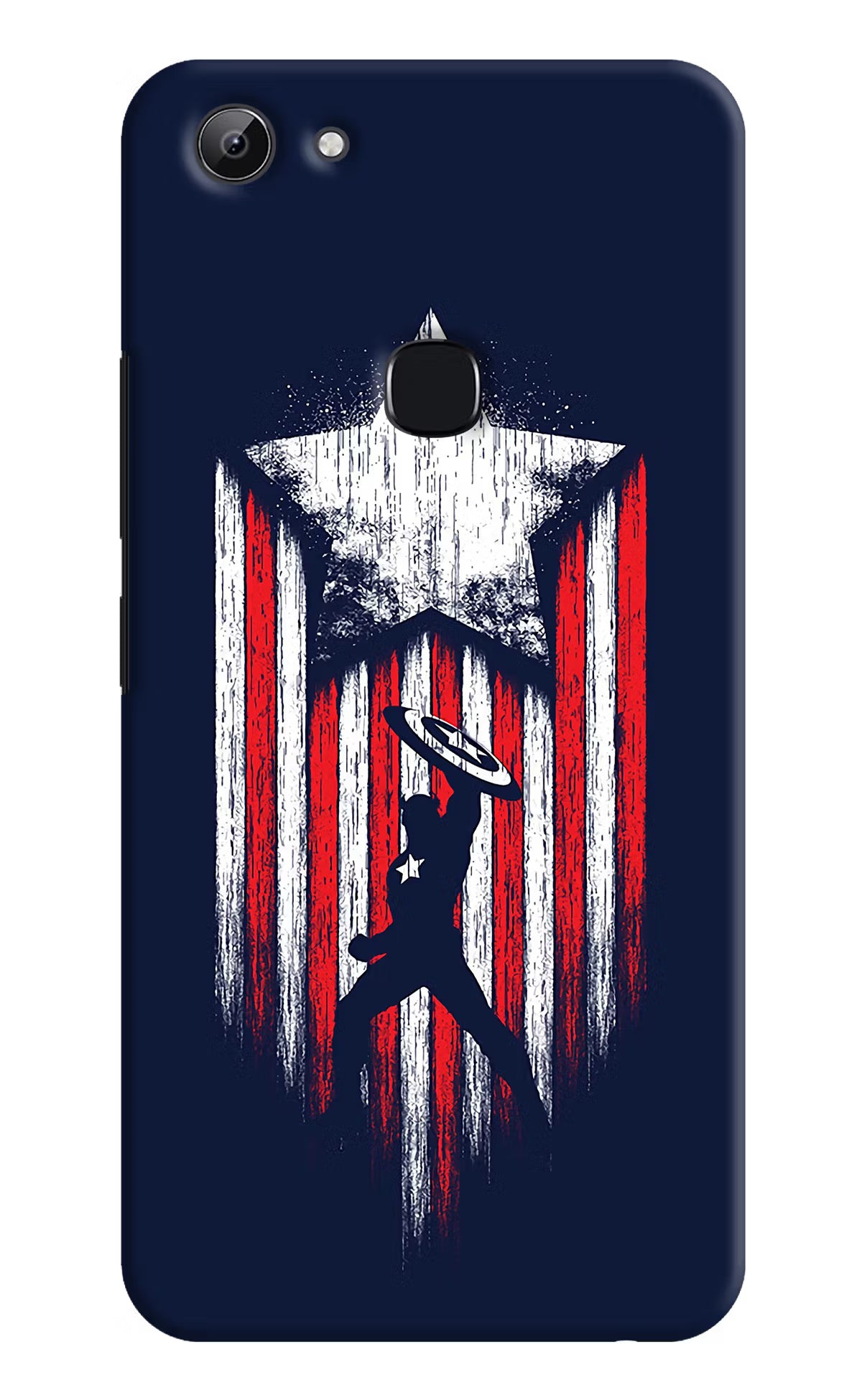 Captain America Marvel Art Vivo Y83 Hard Case Back Cover by Casekaro