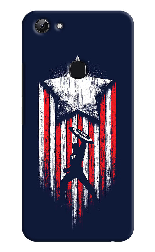 Captain America Marvel Art Vivo Y83 Hard Case Back Cover by Casekaro