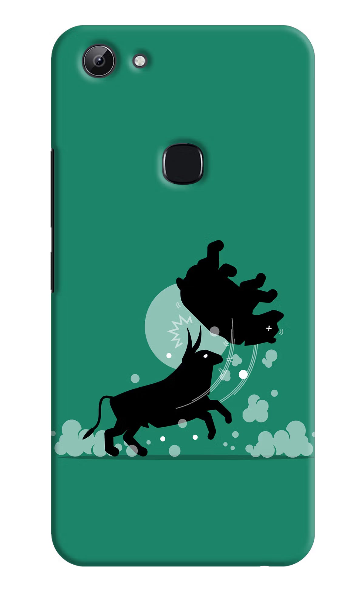 Bull Conqueror Vivo Y83 Hard Case Back Cover by Casekaro
