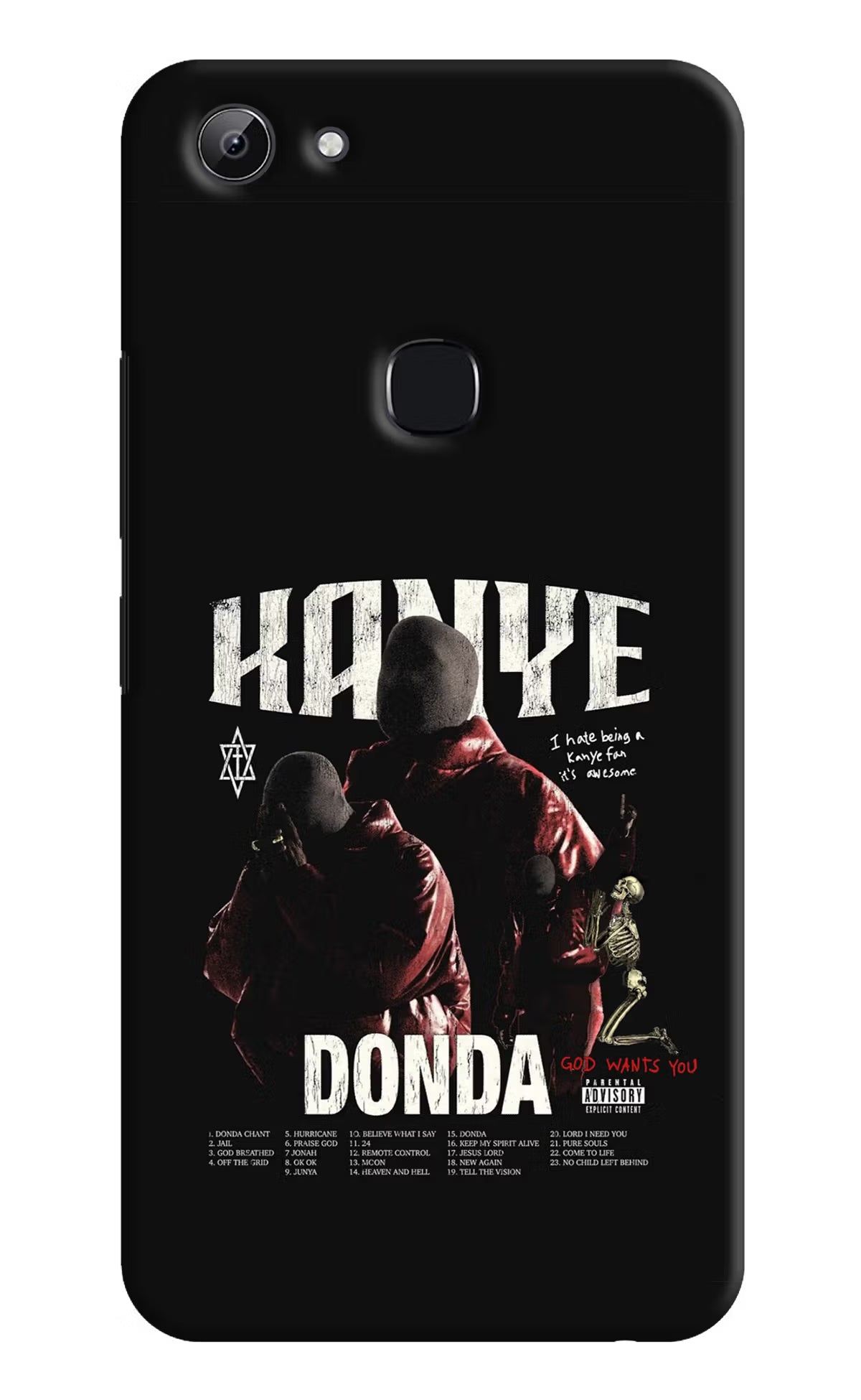 Donda Kanye West Vivo Y83 Hard Case Back Cover by Casekaro