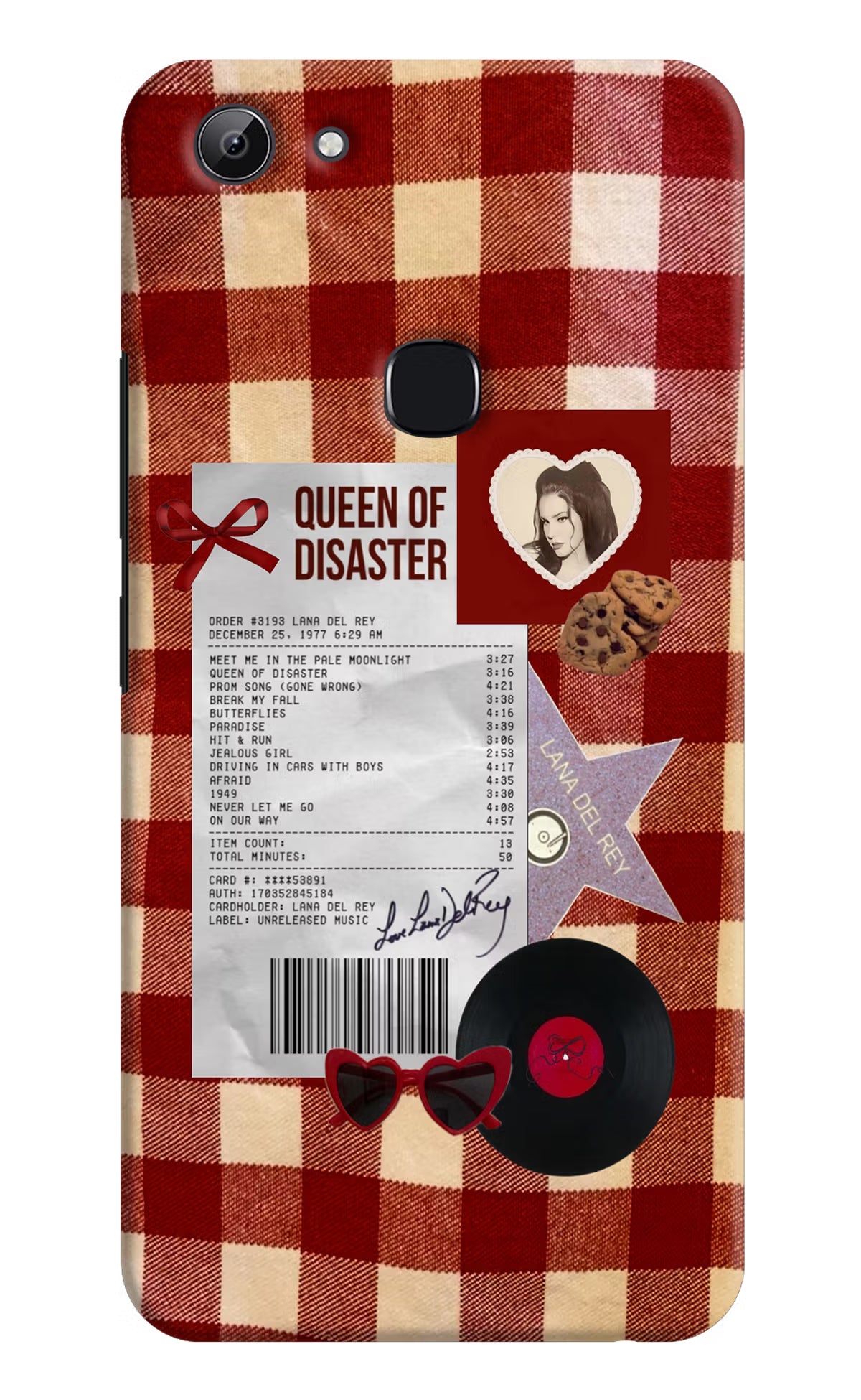 Queen of Disaster Vivo Y83 Hard Case Back Cover by Casekaro