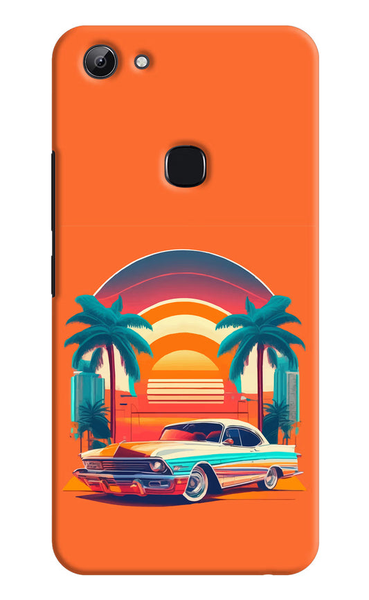 Palm Drive 80s Vivo Y83 Hard Case Back Cover by Casekaro