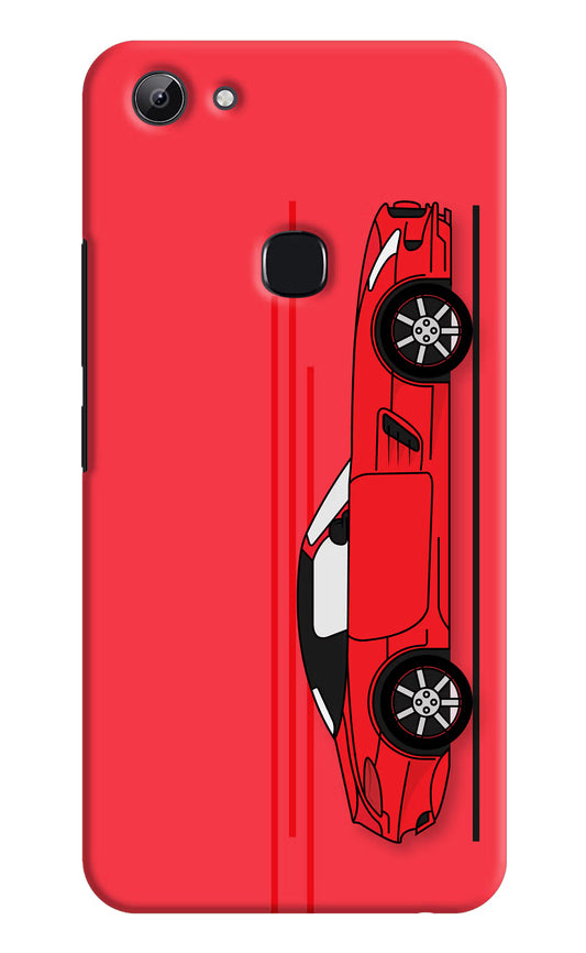 Red Velocity Vivo Y83 Hard Case Back Cover by Casekaro