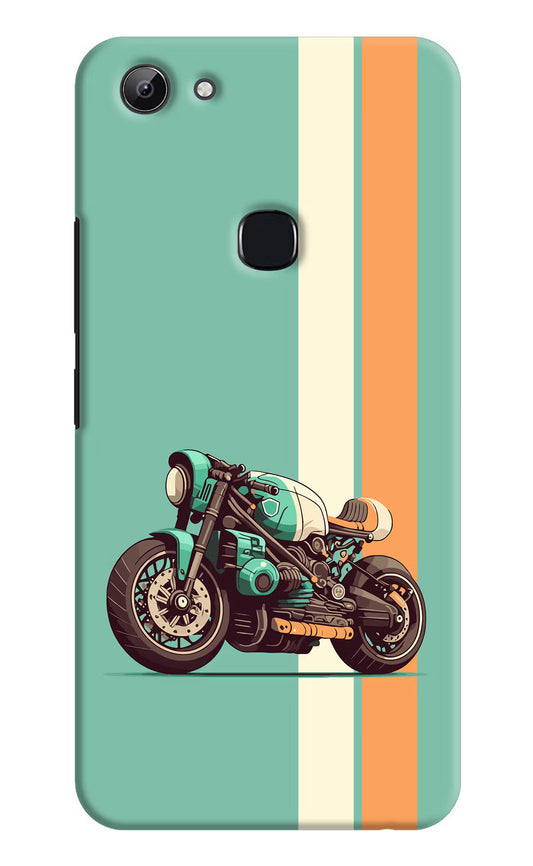 Striped Moto Drift Vivo Y83 Hard Case Back Cover by Casekaro