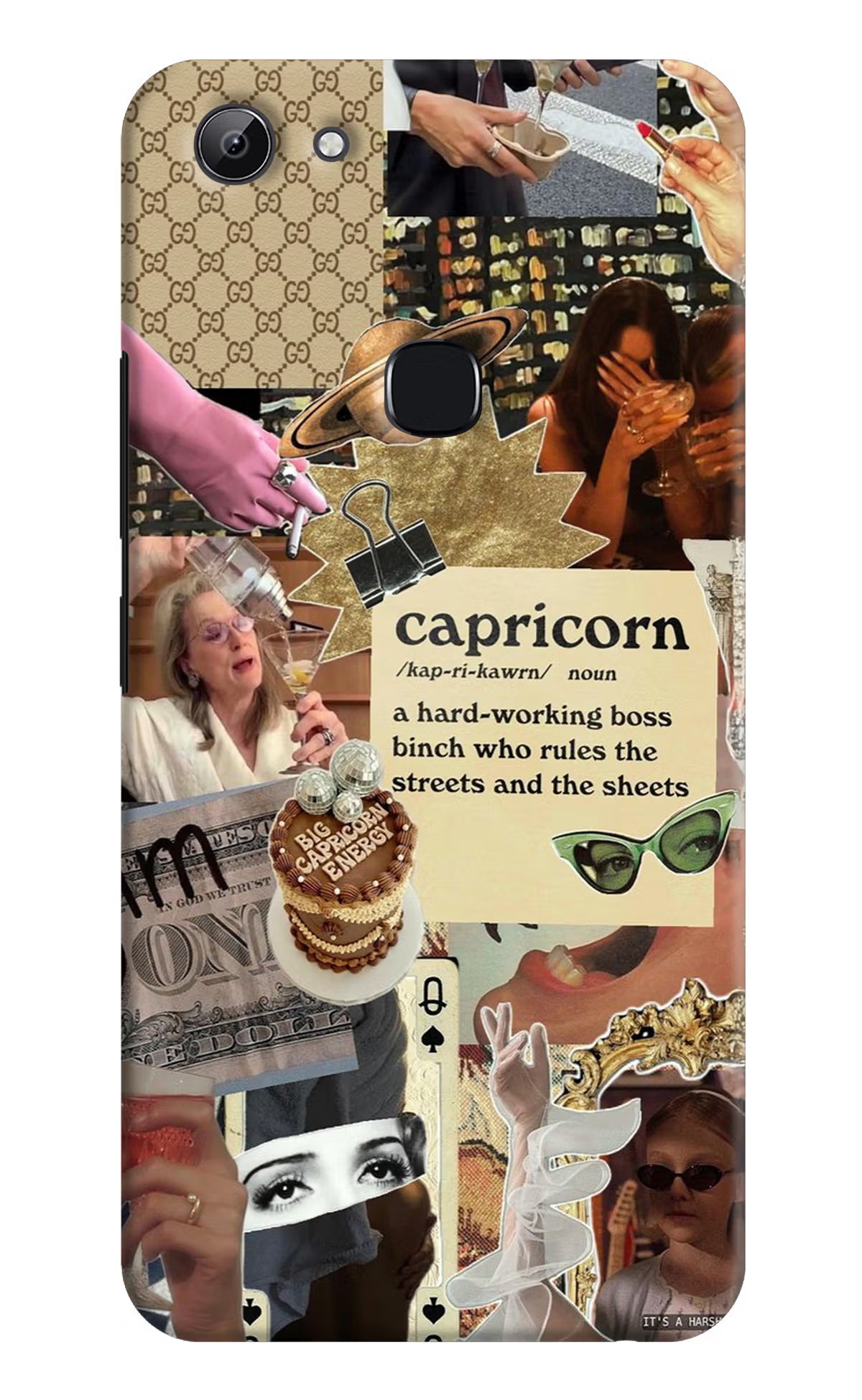 Capricorn Zodiac Vivo Y83 Hard Case Back Cover by Casekaro