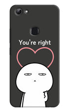 You're Right Vivo Y83 Hard Case Back Cover by Casekaro