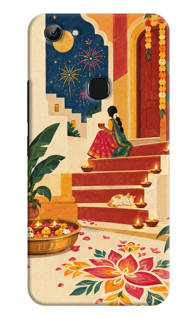 Diwali Rangoli Vivo Y83 Hard Case Back Cover by Casekaro