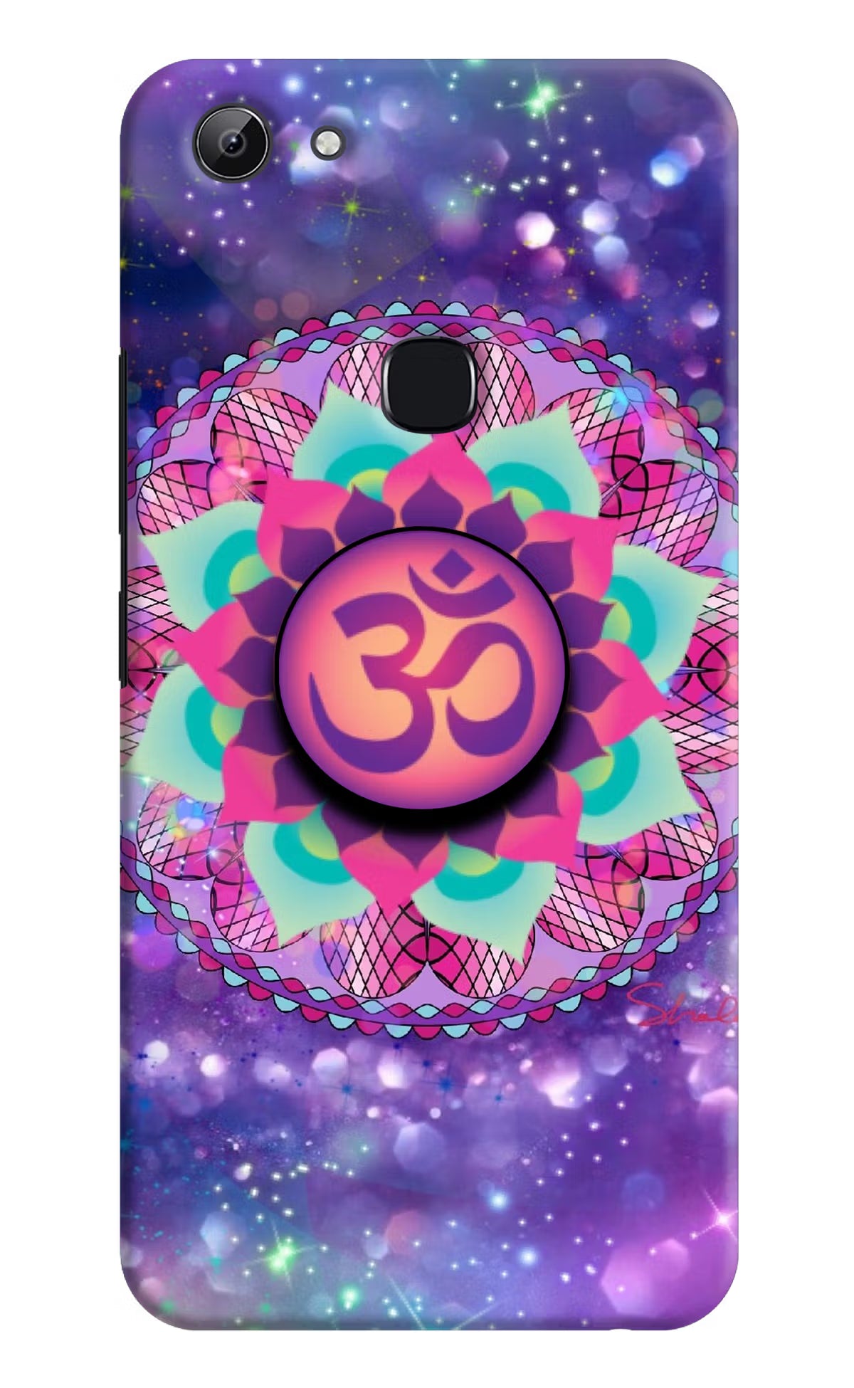 Om Purple Vivo Y83 Pop Case by Casekaro