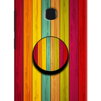 Multicolor Wooden Vivo Y83 Pop Case by Casekaro
