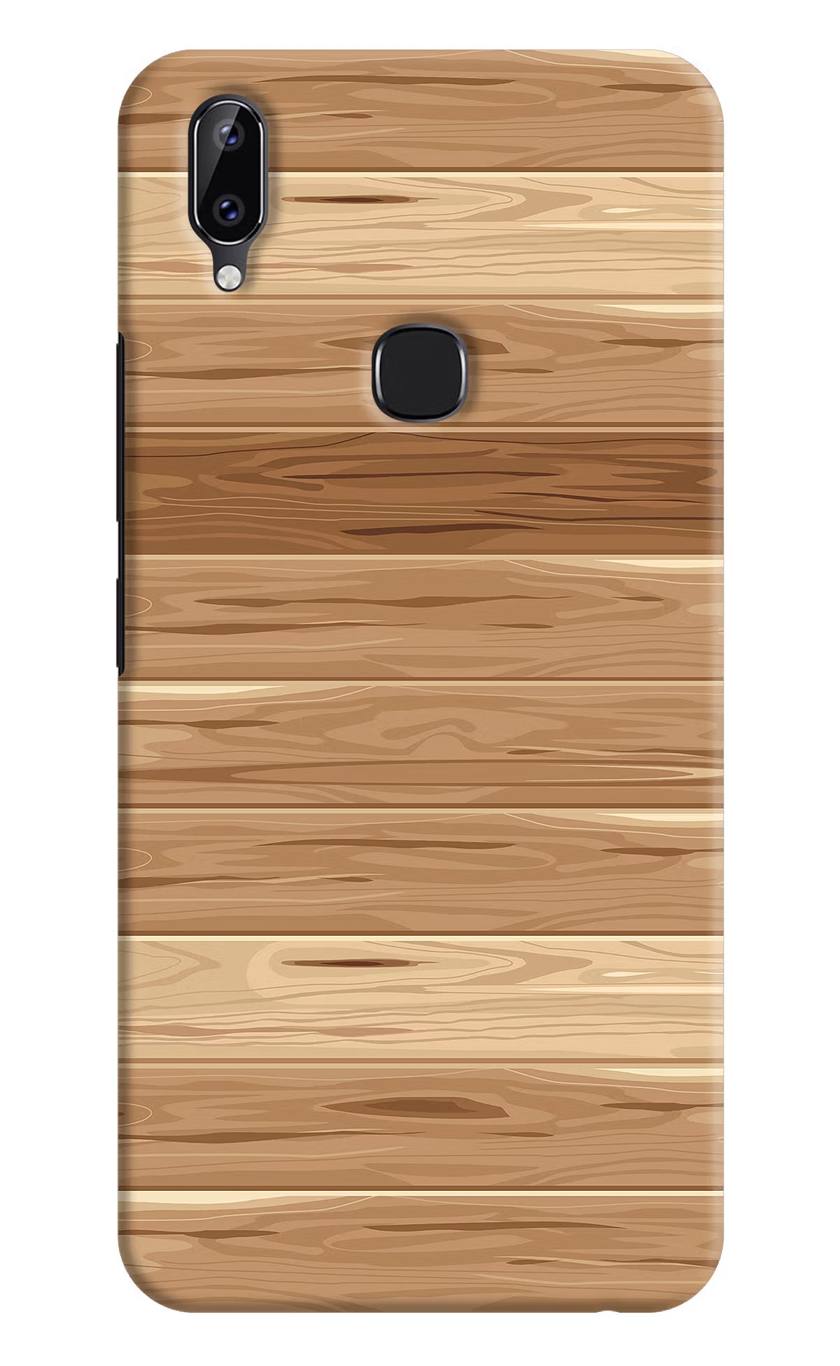 Wooden Vector Vivo Y83 Pro Hard Case Back Cover by Casekaro