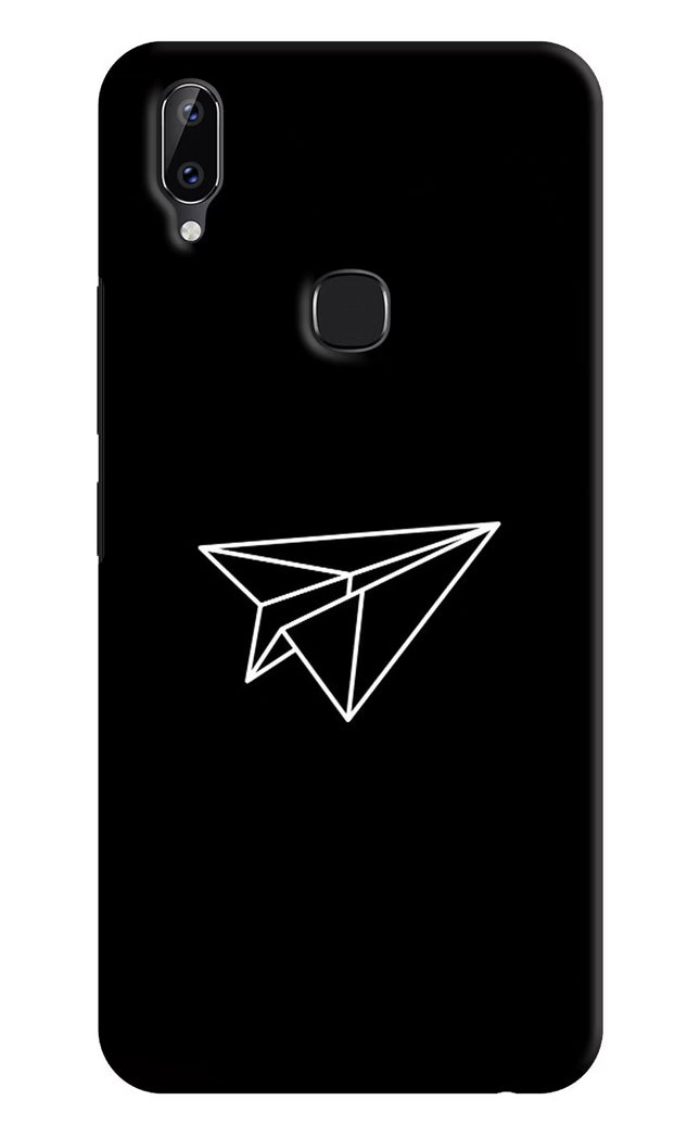 Paper Plane White Vivo Y83 Pro Hard Case Back Cover by Casekaro