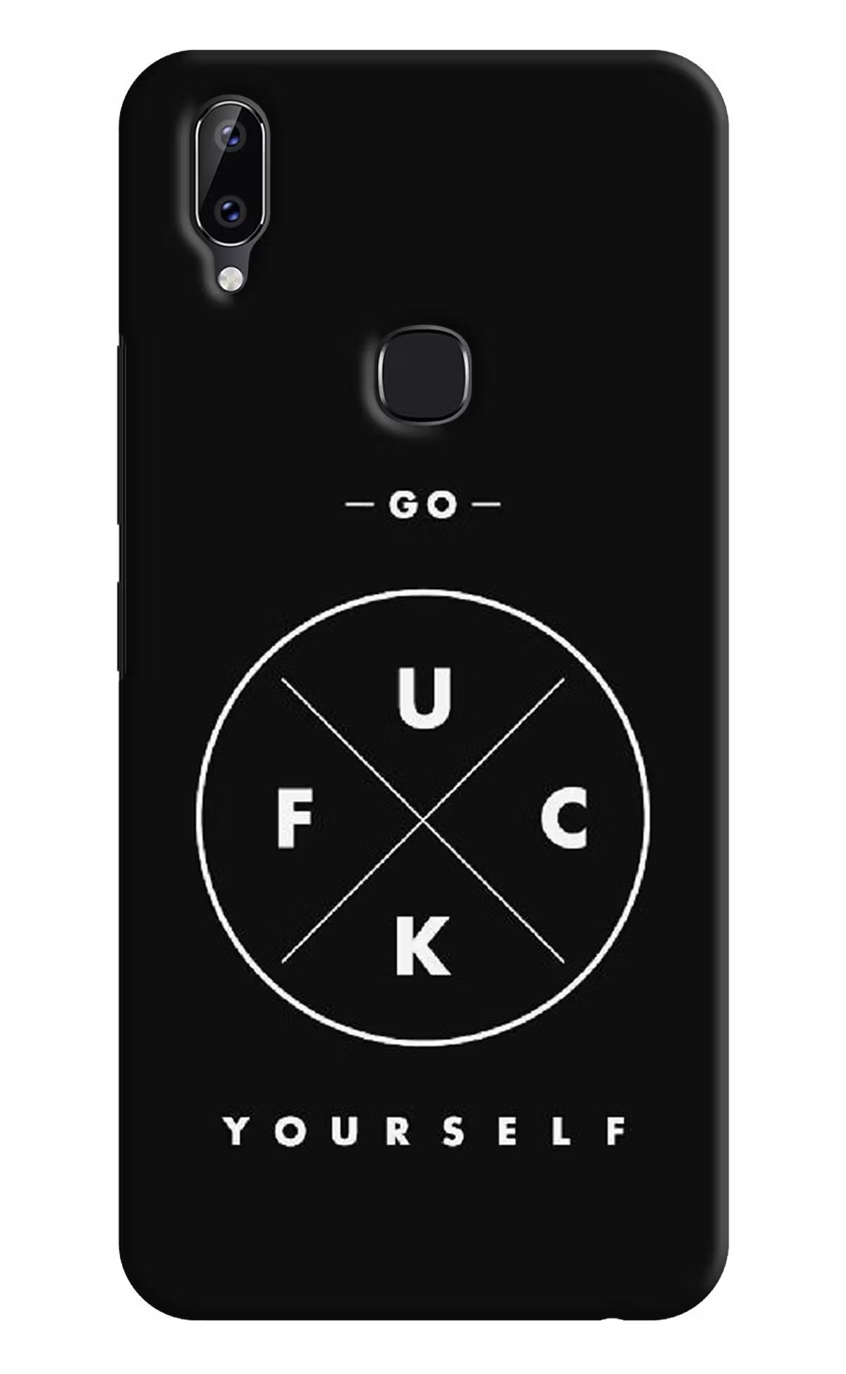 Go Fuck Yourself Vivo Y83 Pro Hard Case Back Cover by Casekaro