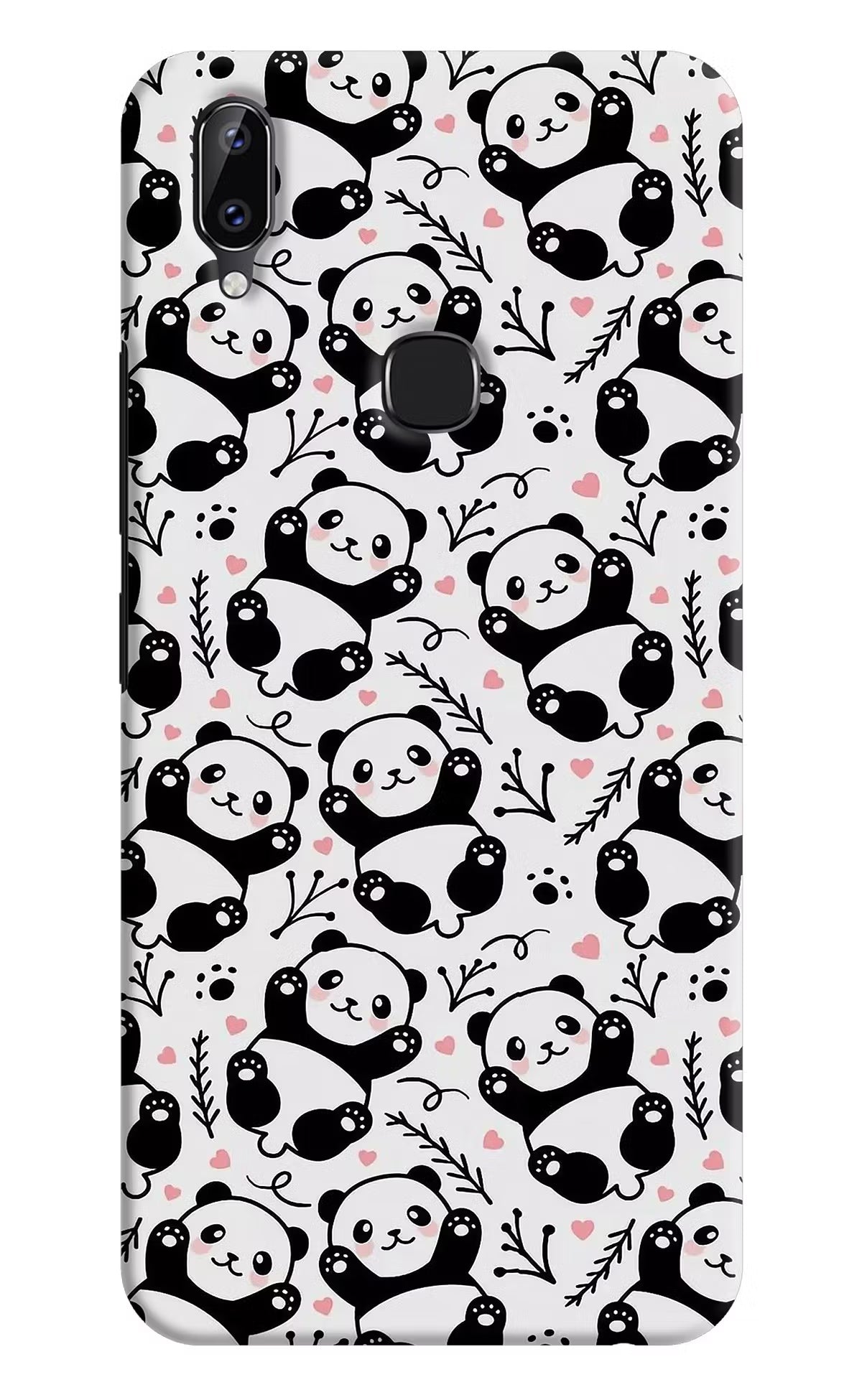Cute Panda Vivo Y83 Pro Hard Case Back Cover by Casekaro