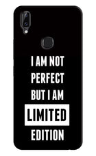 I Am Not Perfect But I Am Limited Edition Vivo Y83 Pro Hard Case Back Cover by Casekaro