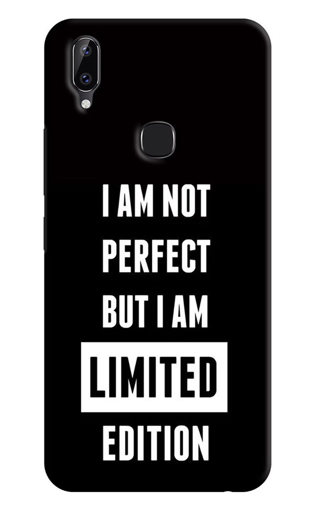 I Am Not Perfect But I Am Limited Edition Vivo Y83 Pro Hard Case Back Cover by Casekaro
