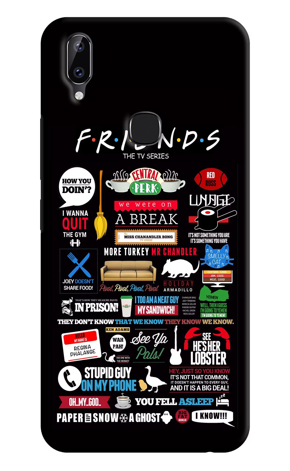 FRIENDS Vivo Y83 Pro Hard Case Back Cover by Casekaro