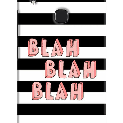 Blah Blah Blah Vivo Y83 Pro Hard Case Back Cover by Casekaro