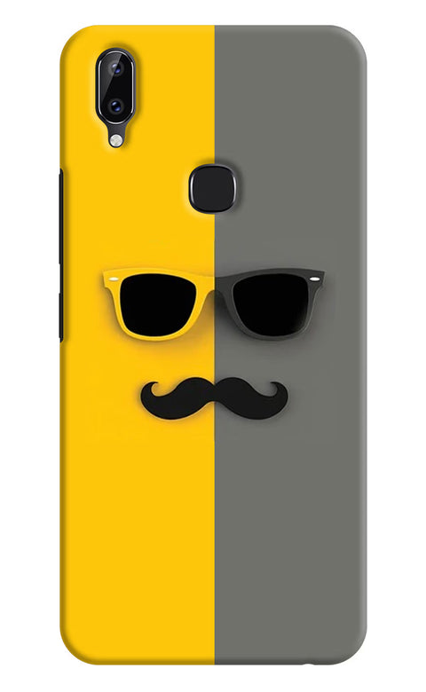 Sunglasses with Mustache Vivo Y83 Pro Back Cover