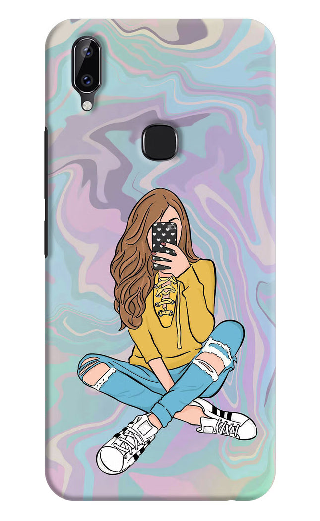 Selfie Girl Vivo Y83 Pro Hard Case Back Cover by Casekaro