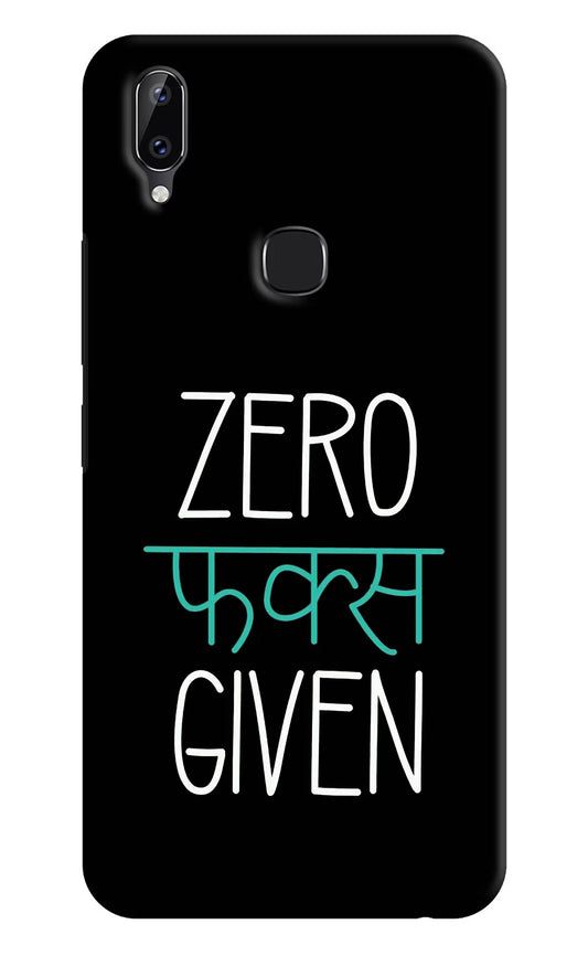 Zero Fucks Given Vivo Y83 Pro Hard Case Back Cover by Casekaro