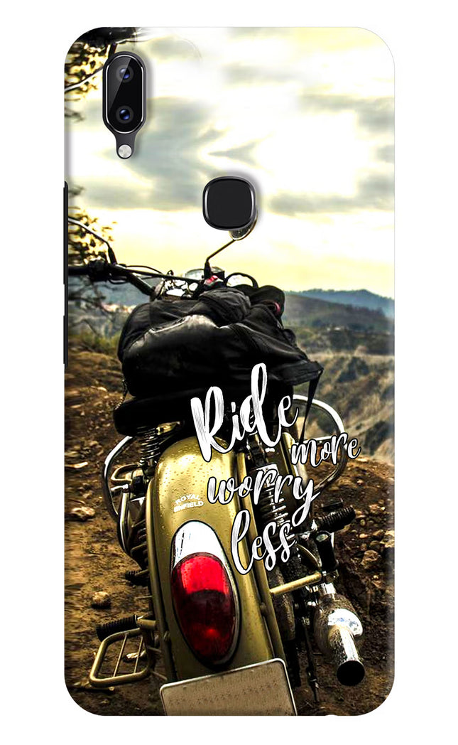 Ride More Worry Less Vivo Y83 Pro Hard Case Back Cover by Casekaro