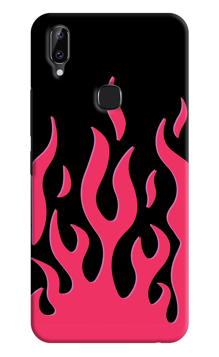 Fire Flames Vivo Y83 Pro Back Cover, Hard case