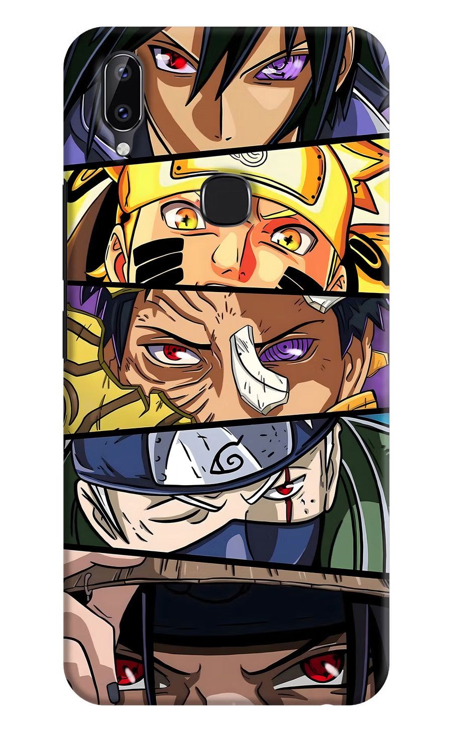 Naruto Character Vivo Y83 Pro Back Cover, Hard case