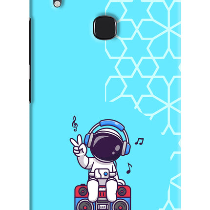 Cute Astronaut Chilling Vivo Y83 Pro Hard Case Back Cover by Casekaro