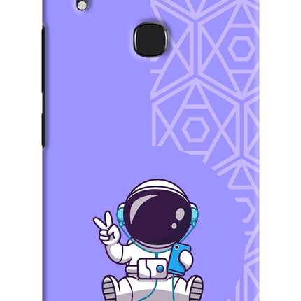 Cute Astronaut Chilling Vivo Y83 Pro Hard Case Back Cover by Casekaro