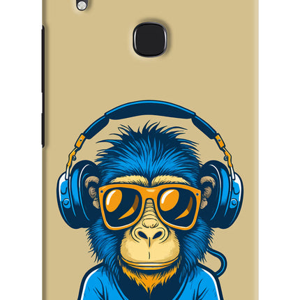 Monkey Headphone Vivo Y83 Pro Hard Case Back Cover by Casekaro
