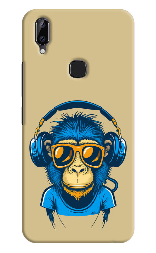 Monkey Headphone Vivo Y83 Pro Hard Case Back Cover by Casekaro