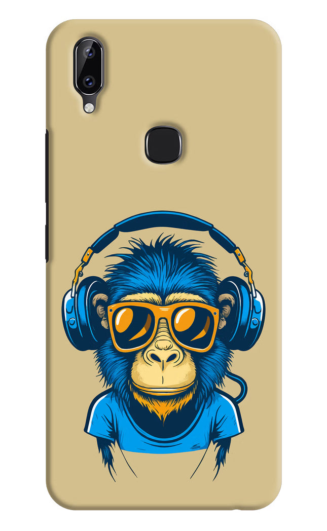 Monkey Headphone Vivo Y83 Pro Hard Case Back Cover by Casekaro