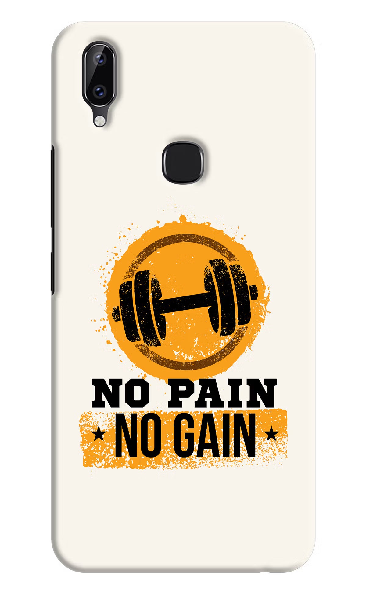 No Pain No Gain Vivo Y83 Pro Hard Case Back Cover by Casekaro