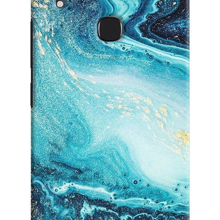 Blue Glitter Marble Vivo Y83 Pro Hard Case Back Cover by Casekaro