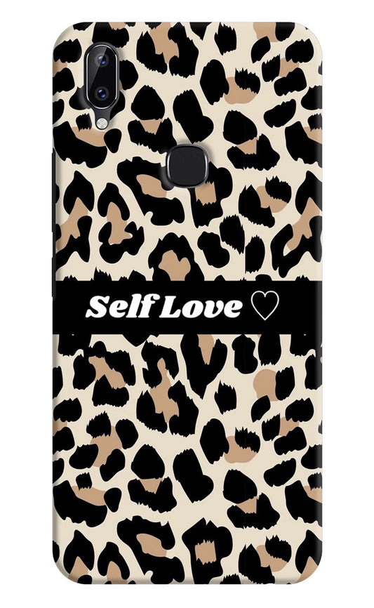 Leopard Print Self Love Vivo Y83 Pro Hard Case Back Cover by Casekaro