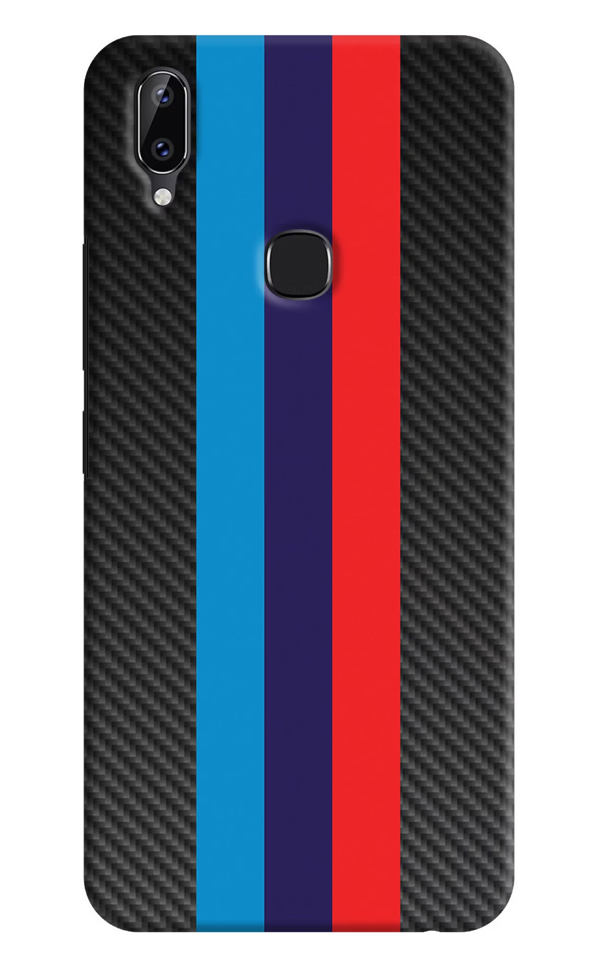 BMW Stripes Pattern Vivo Y83 Pro Hard Case Back Cover by Casekaro
