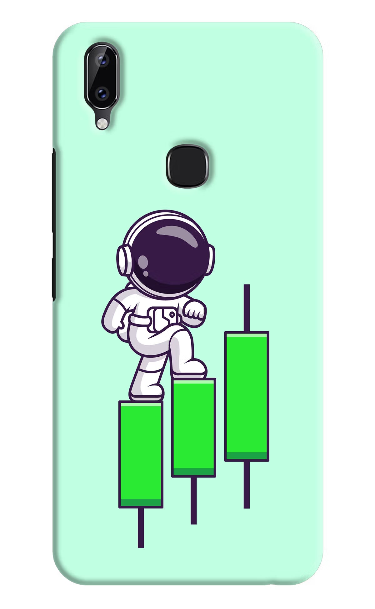 Astronaut Trader Vivo Y83 Pro Hard Case Back Cover by Casekaro