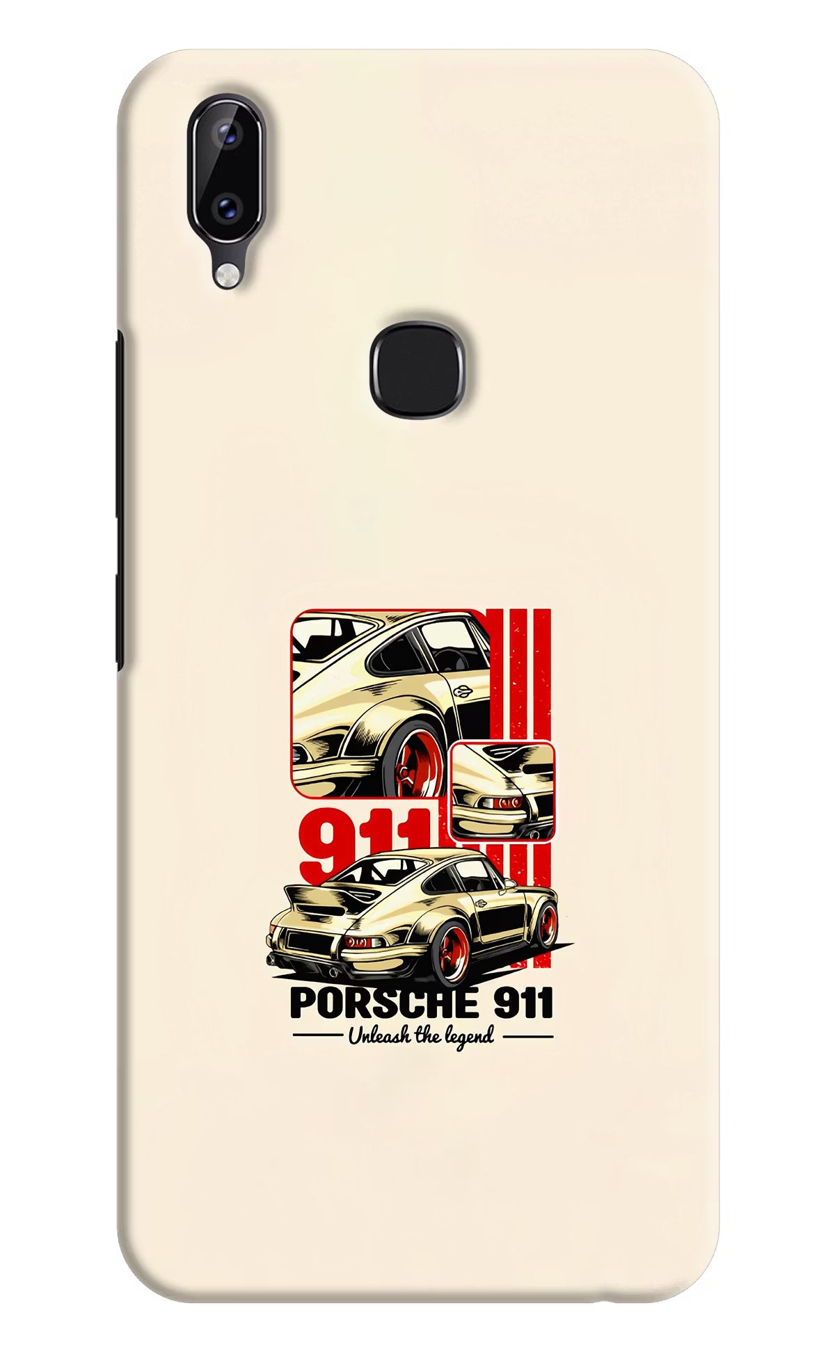 Classic Porsche 911 Vivo Y83 Pro Hard Case Back Cover by Casekaro