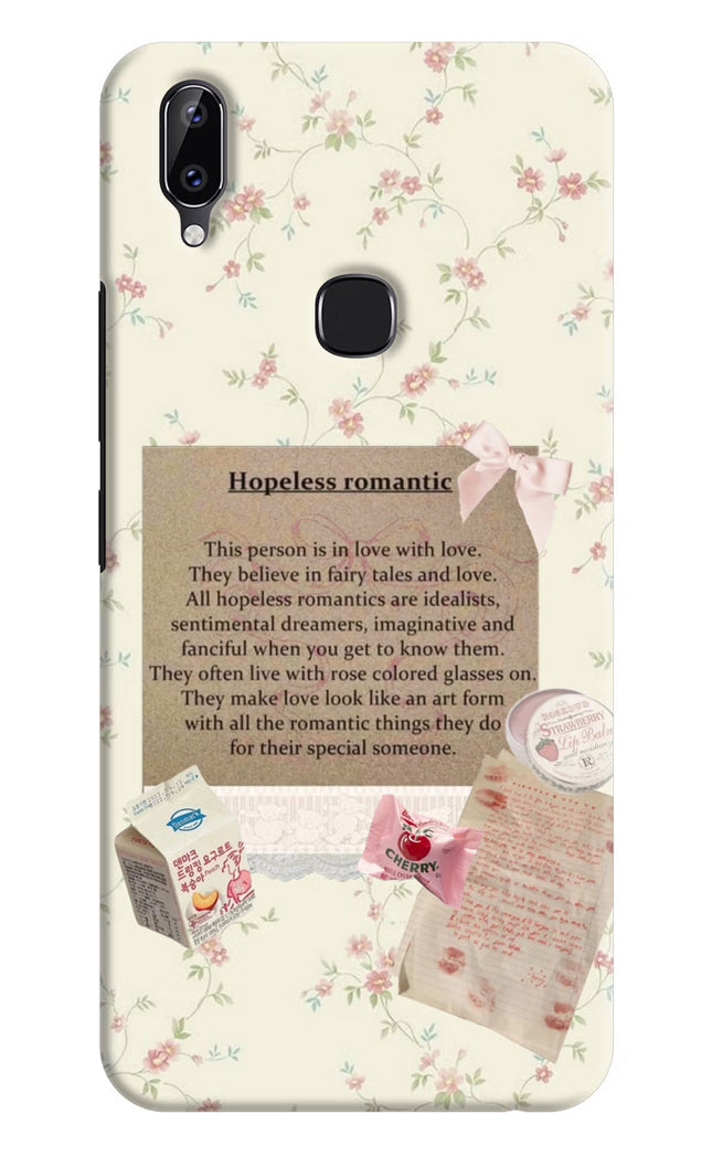 Hopeless Romantic Vivo Y83 Pro Hard Case Back Cover by Casekaro