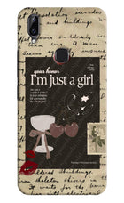 I am just a girl Vivo Y83 Pro Hard Case Back Cover by Casekaro