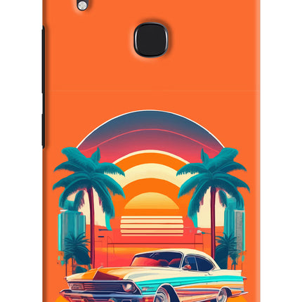 Palm Drive 80s Vivo Y83 Pro Hard Case Back Cover by Casekaro