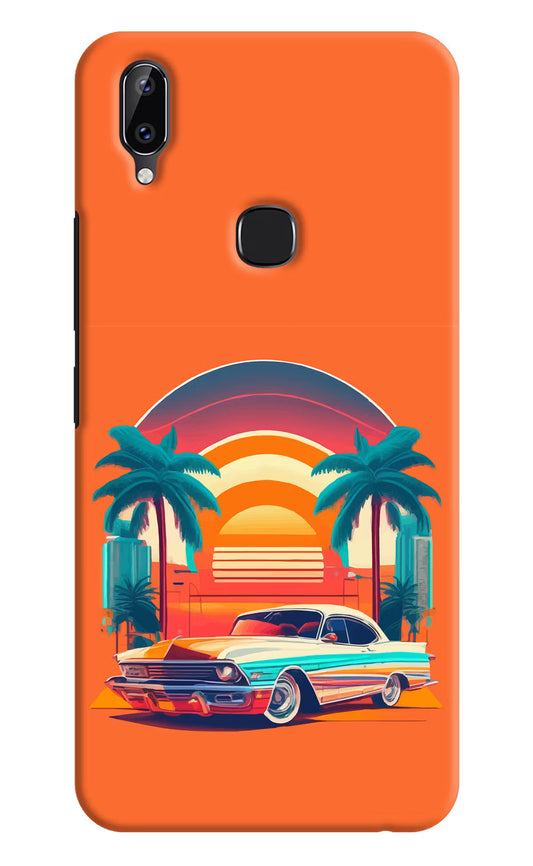 Palm Drive 80s Vivo Y83 Pro Hard Case Back Cover by Casekaro