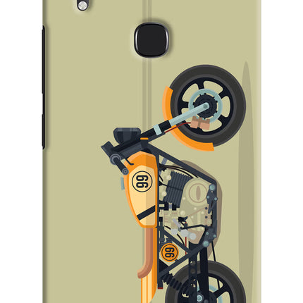 Vertical Speedster Vivo Y83 Pro Hard Case Back Cover by Casekaro